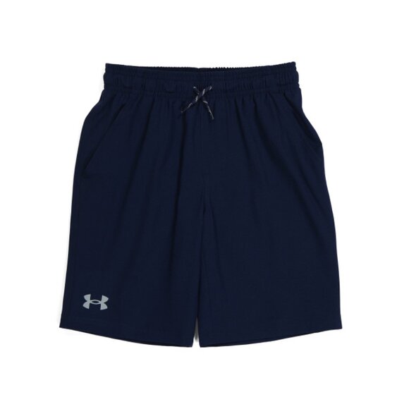 UNDER ARMOUR Blue Big Boys Stretch Shorts - Picture 1 of 2